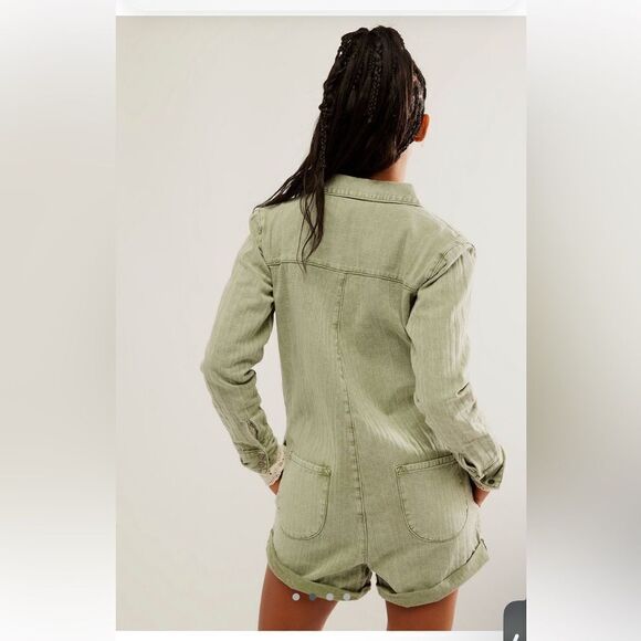 One Teaspoon x Free People Logo Jacquard Prophecy Romper New XXS - Picture 2 of 12